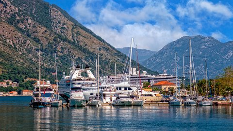 Kotor - video review of the marina